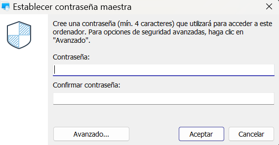 Establecer Contraseña Host
