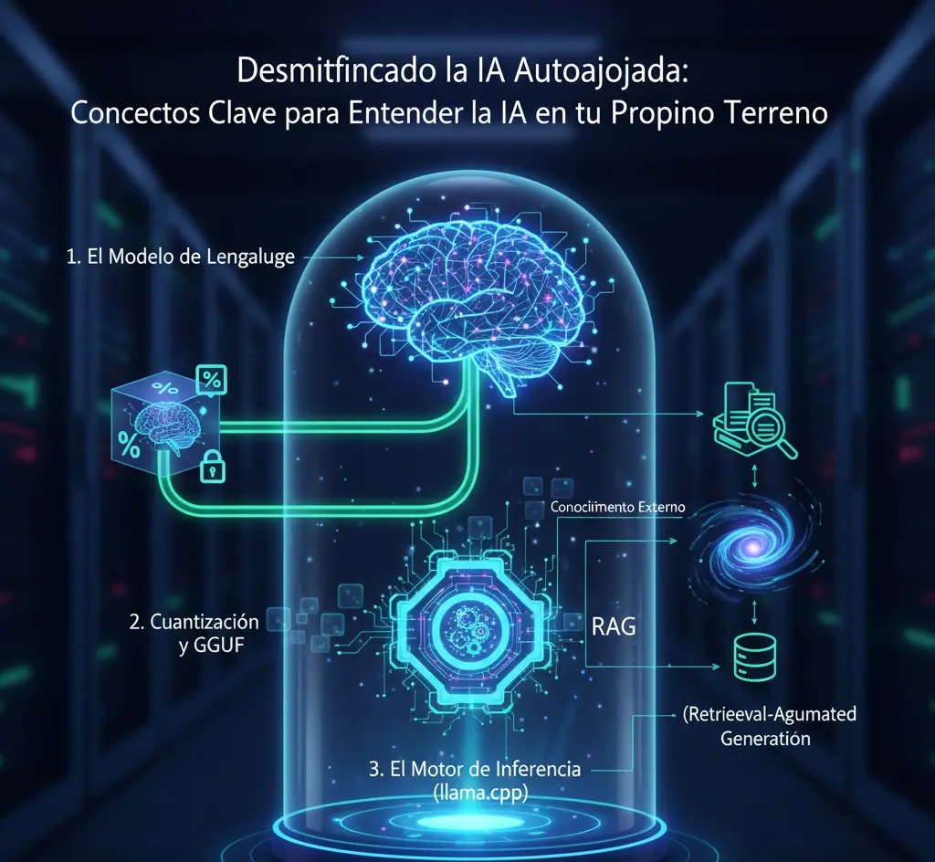 Desmitificando la IA Autoalojada: Conceptos Clave para Entender la IA en tu Propio Terreno
